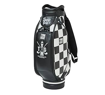 Amazon | TAM!GOLF チェック柄キャディバッグ カートタイプ 9